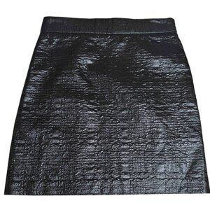 MILLY Y2K MINI TEXTURED SHINE MINI SKIRT PARIS GLAM GRUNGE ANGST LOLITA SIZE 0